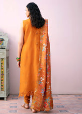 Mehru By Mahnur Embroidered Lawn Unstitched 3 Piece Suit - MHN24ML 4A